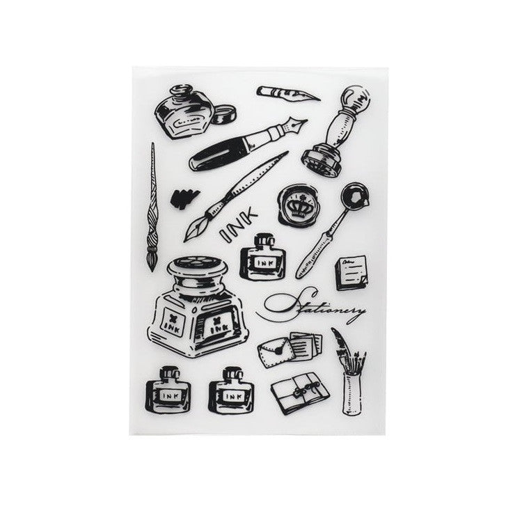 Naklejki transferowe na tkaniny S | Pióra i atramenty