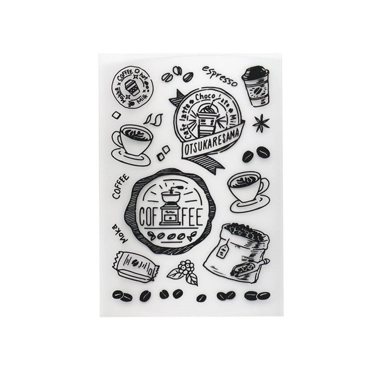 Naklejki transferowe na tkaniny S | Kawa