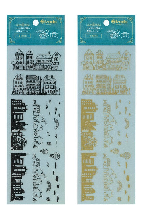 Naklejki transferowe na tkaniny | Miasto