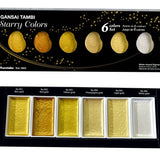 Farby akwarelowe Kuretake Gansai Tambi Starry Colors  6 sztuk