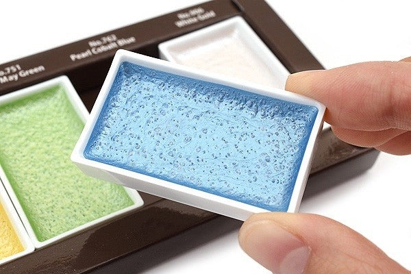 Farby akwarelowe Kuretake Gansai Tambi Pearl Colors  6 sztuk