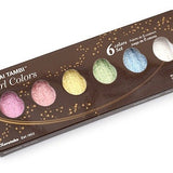 Farby akwarelowe Kuretake Gansai Tambi Pearl Colors  6 sztuk