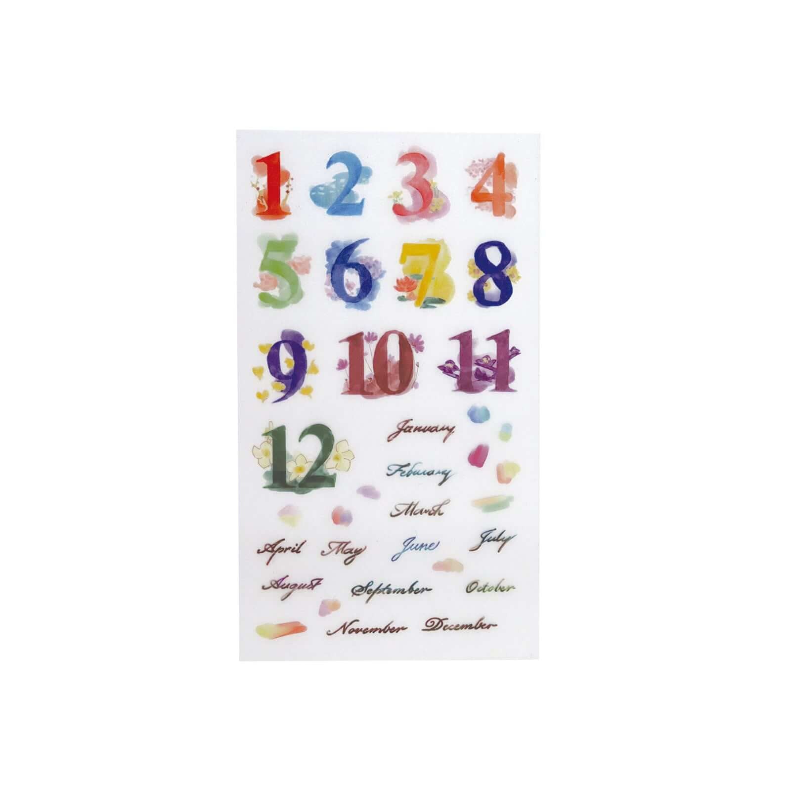 Naklejki transferowe | Miesiące