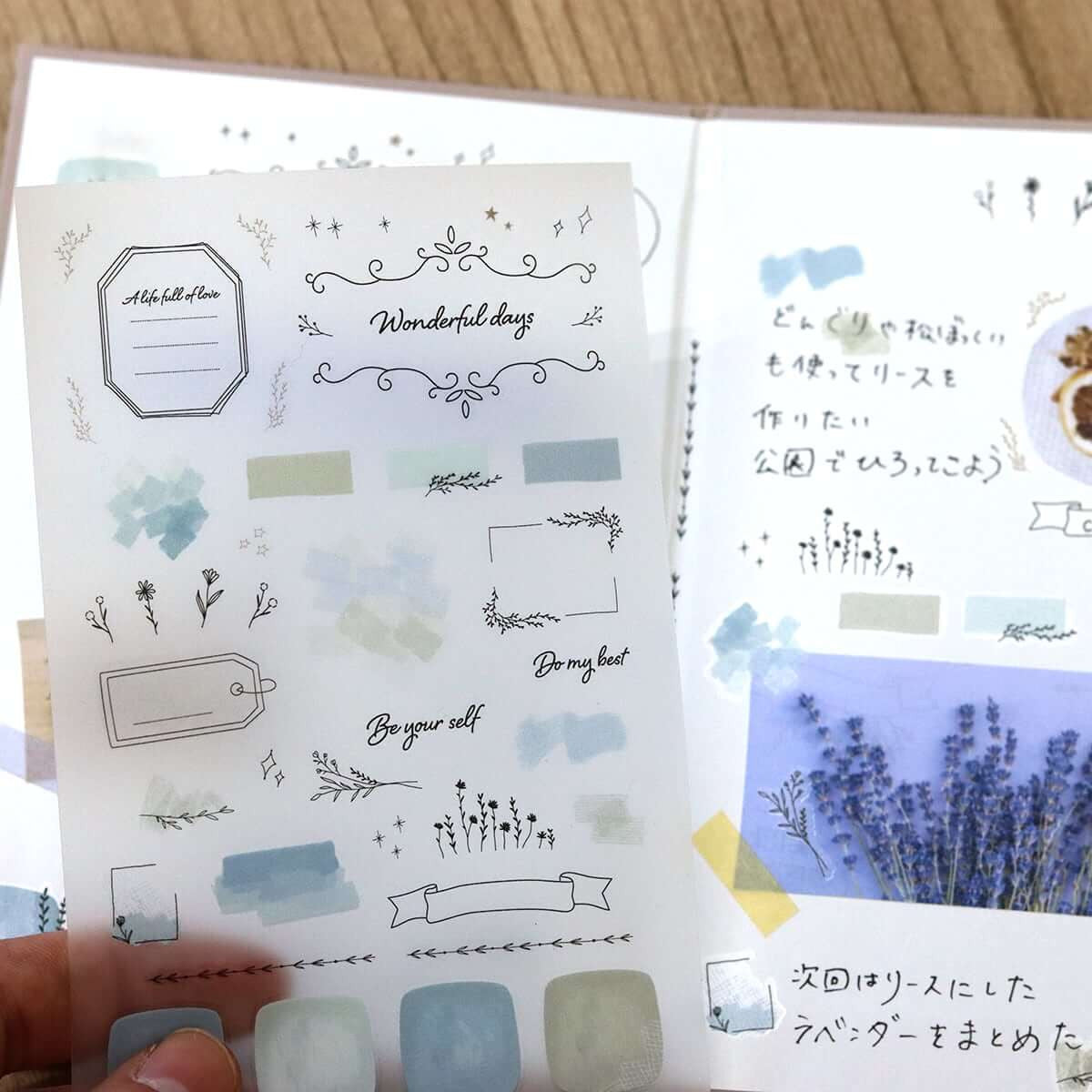 Naklejki transferowe | Dekoracje błękitne