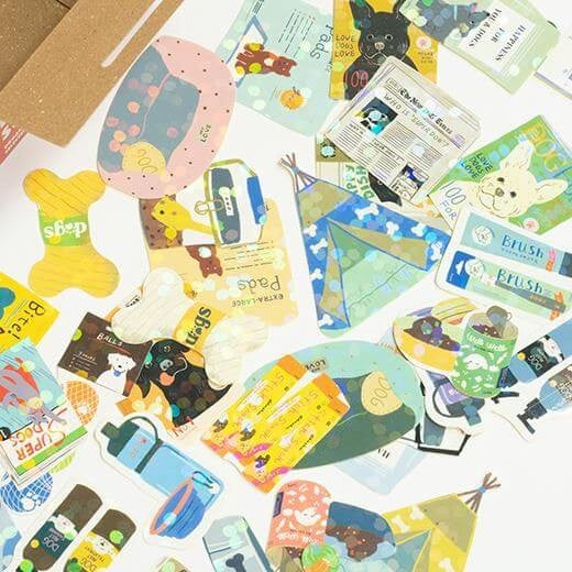 Naklejki w pudełku Hako | Psy