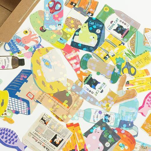 Naklejki w pudełku Hako | Koty