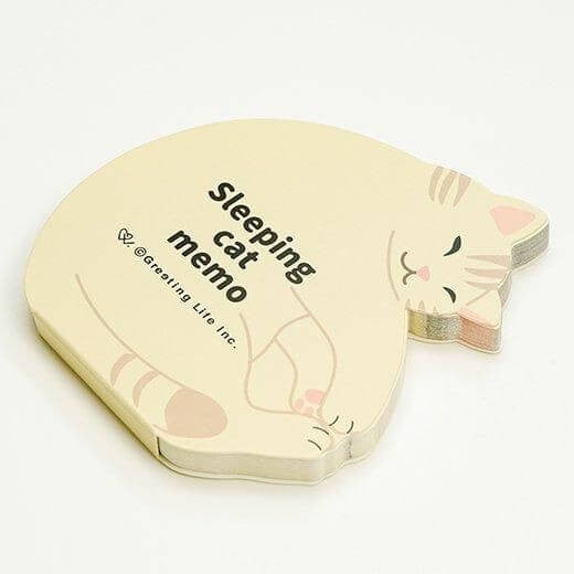 Karteczki memo | Śpiący kot