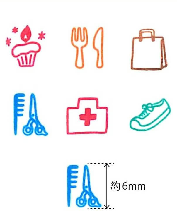 Zestaw pieczątek Pochitto Pick | Wydarzenia