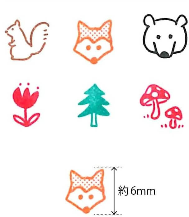 Zestaw pieczątek Pochitto Pick | Las