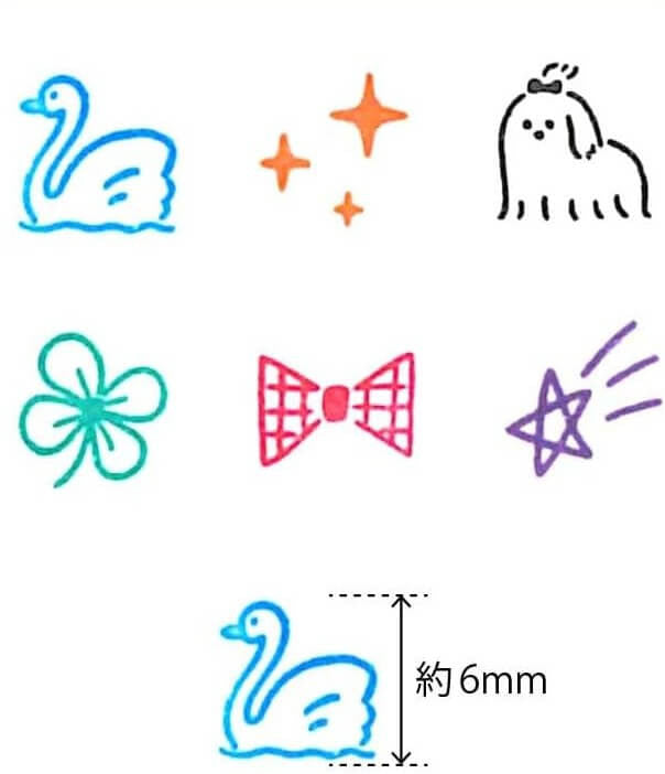 Zestaw pieczątek Pochitto Pick | Przyjemności