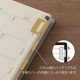 Zakładki Midori Index Clips M | Złote