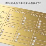 Linijka z szablonem | Tygodniowa lista zadań