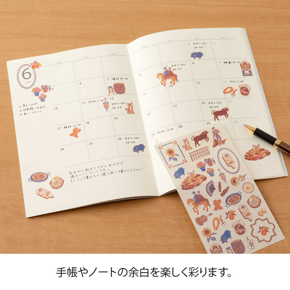 Naklejki Midori Collection | Krótka historia z Hiszpanii