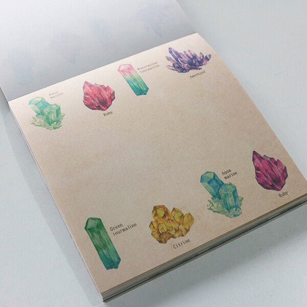 Notes Memo Pad Study Holic | Mineralogia