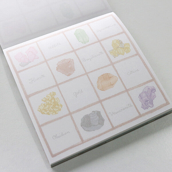 Notes Memo Pad Study Holic | Mineralogia