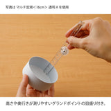 Składana linijka Midori plastikowa 16 cm | Błękitna | A