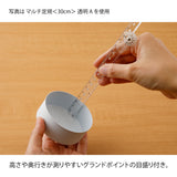 Składana linijka Midori plastikowa 30 cm | Różowa | A