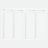 Kalendarz dzienny 2026 Hobonichi Techo Planner A6 | Edycja angielska