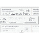 Kalendarz dzienny 2026 Hobonichi Techo Cousin A5 | Edycja angielska