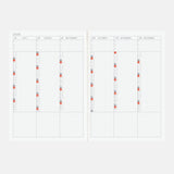 Kalendarz dzienny 2026 Hobonichi Techo Cousin A5 | Edycja angielska