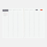 Kalendarz dzienny 2026 Hobonichi Techo Cousin A5 | Edycja angielska