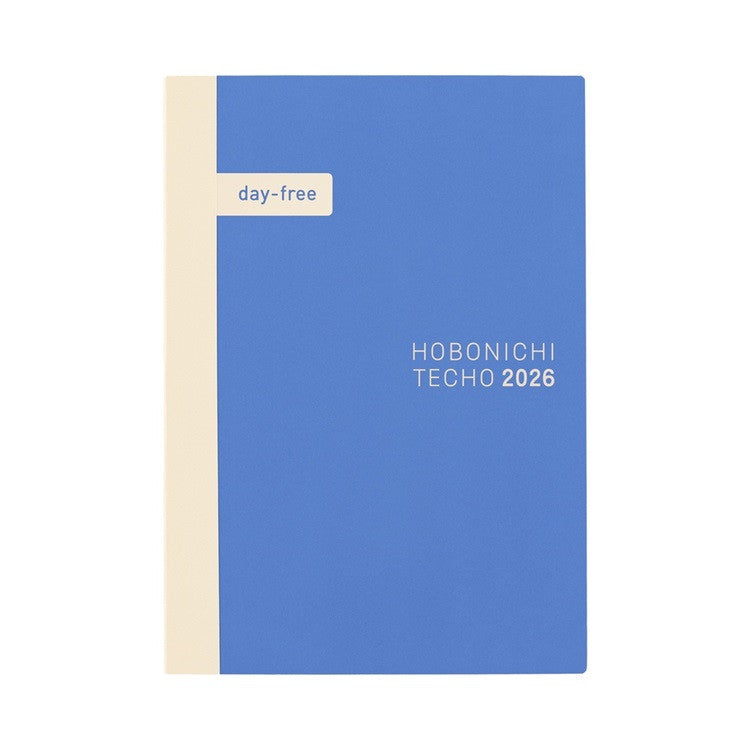 Kalendarz miesięczny 2026 Hobonichi Techo Day-Free A5 | Edycja japońska