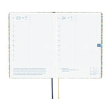 Kalendarz dzienny 2026 Hobonichi Hon A6 | Liberty Fabrics: Sasha Kiora | Edycja angielska