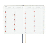 Kalendarz dzienny 2026 Hobonichi Hon A6 | Liberty Fabrics: Sasha Kiora | Edycja angielska