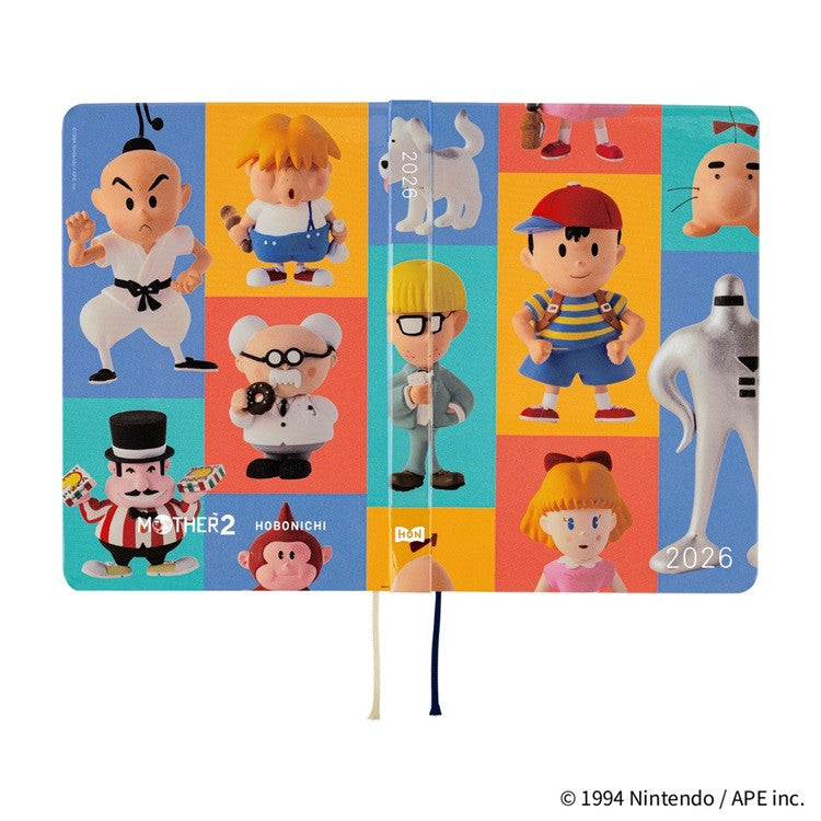 Kalendarz dzienny 2026 Hobonichi Hon A6 | MOTHER: Clay Figurines | Edycja angielska