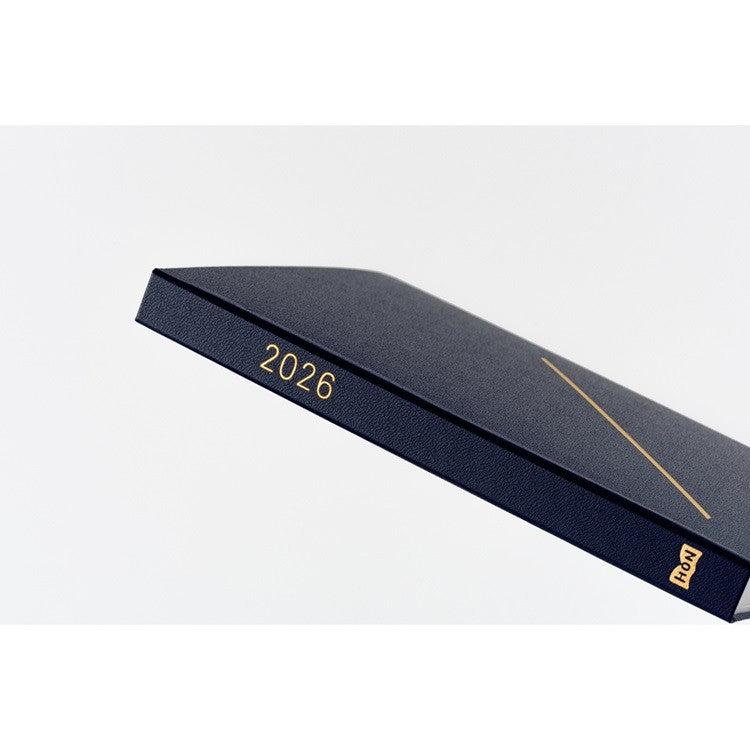 Kalendarz dzienny 2026 Hobonichi Hon A5 Slash Navy | Edycja angielska