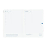 Kalendarz dzienny 2026 Hobonichi Hon A5 Black Gingham | Edycja angielska