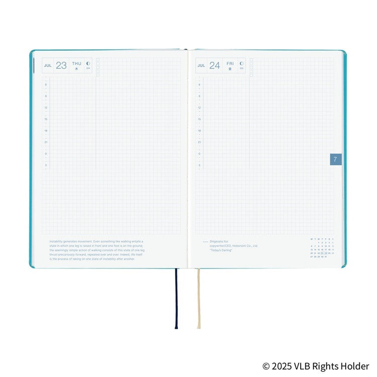 Kalendarz dzienny 2026 Hobonichi Hon A5 | Virginia Lee Burton: The Little House | Edycja angielska