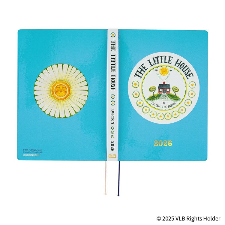 Kalendarz dzienny 2026 Hobonichi Hon A5 | Virginia Lee Burton: The Little House | Edycja angielska