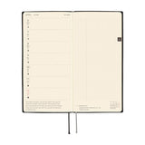 Kalendarz Tygodniowy 2026 Hobonichi Techo Weeks | White Line: Black | Edycja angielska
