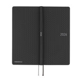 Kalendarz Tygodniowy 2026 Hobonichi Techo Weeks | Paper Series: Black Gingham | Edycja angielska