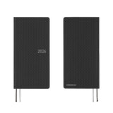 Kalendarz Tygodniowy 2026 Hobonichi Techo Weeks | Paper Series: Black Gingham | Edycja angielska