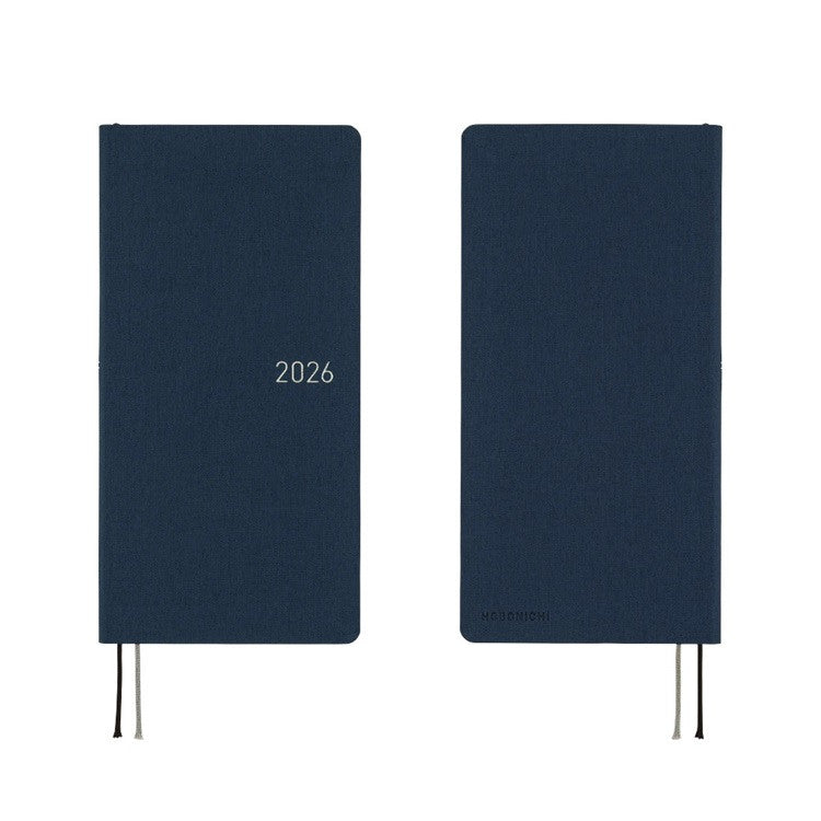 Kalendarz Tygodniowy 2026 Hobonichi Techo Weeks | Colors: Cosmo Blue | Edycja angielska