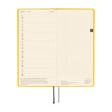 Kalendarz Tygodniowy 2026 Hobonichi Techo Weeks | Colors: Full Moon Yellow | Edycja angielska