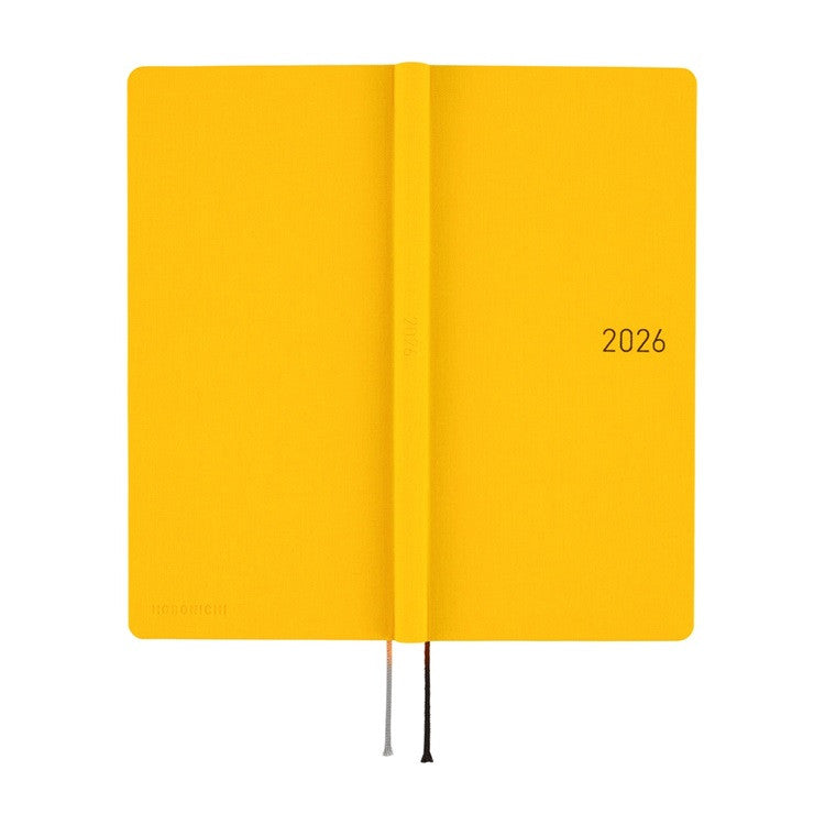 Kalendarz Tygodniowy 2026 Hobonichi Techo Weeks | Colors: Full Moon Yellow | Edycja angielska