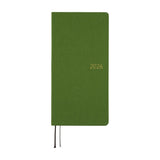 Kalendarz Tygodniowy 2026 Hobonichi Techo Weeks | Colors: Antique Green | Edycja angielska