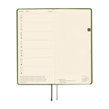 Kalendarz Tygodniowy 2026 Hobonichi Techo Weeks | Colors: Antique Green | Edycja angielska