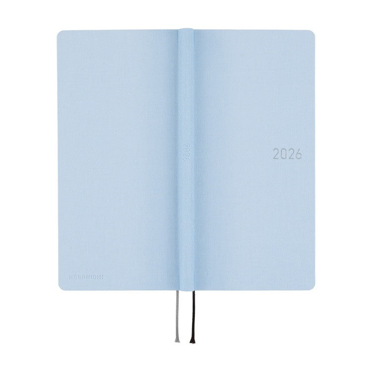 Kalendarz Tygodniowy 2026 Hobonichi Techo Weeks | Colors: Sky Mist | Edycja angielska