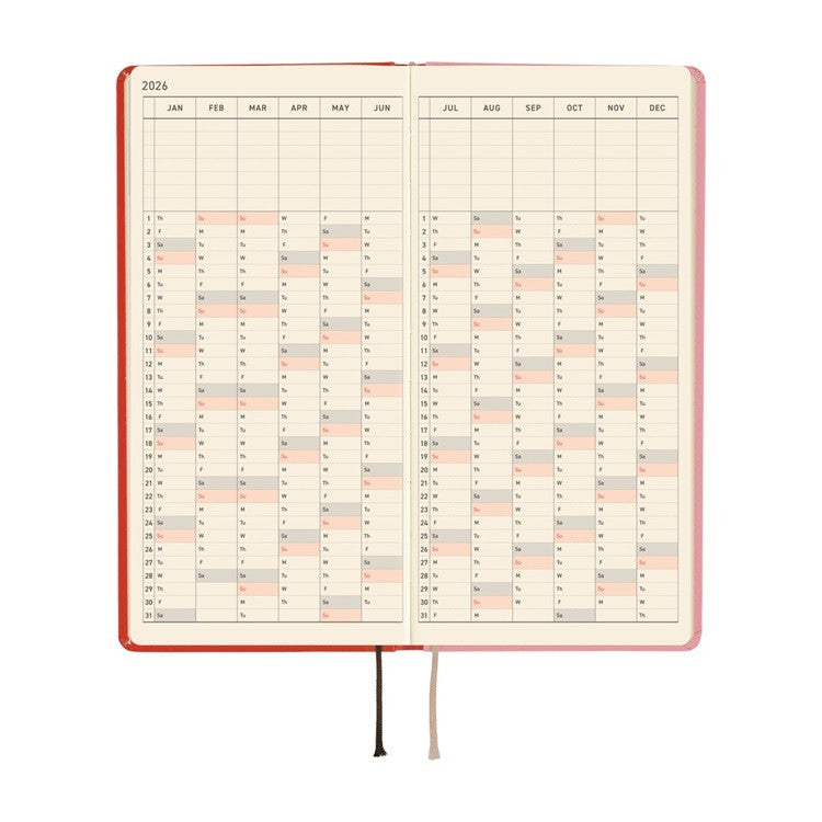 Kalendarz Tygodniowy 2026 Hobonichi Techo Weeks | Tolight: A Bright Year | Edycja angielska