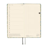 Kalendarz Tygodniowy 2026 Hobonichi Techo Weeks | Liberty Fabrics: Sasha Kiora | Edycja angielska