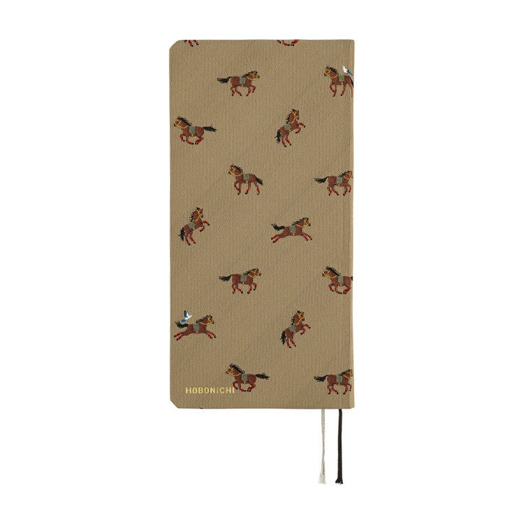 Kalendarz Tygodniowy 2026 Hobonichi Techo Weeks | Bow & Tie: Galloping Horses | Edycja angielska
