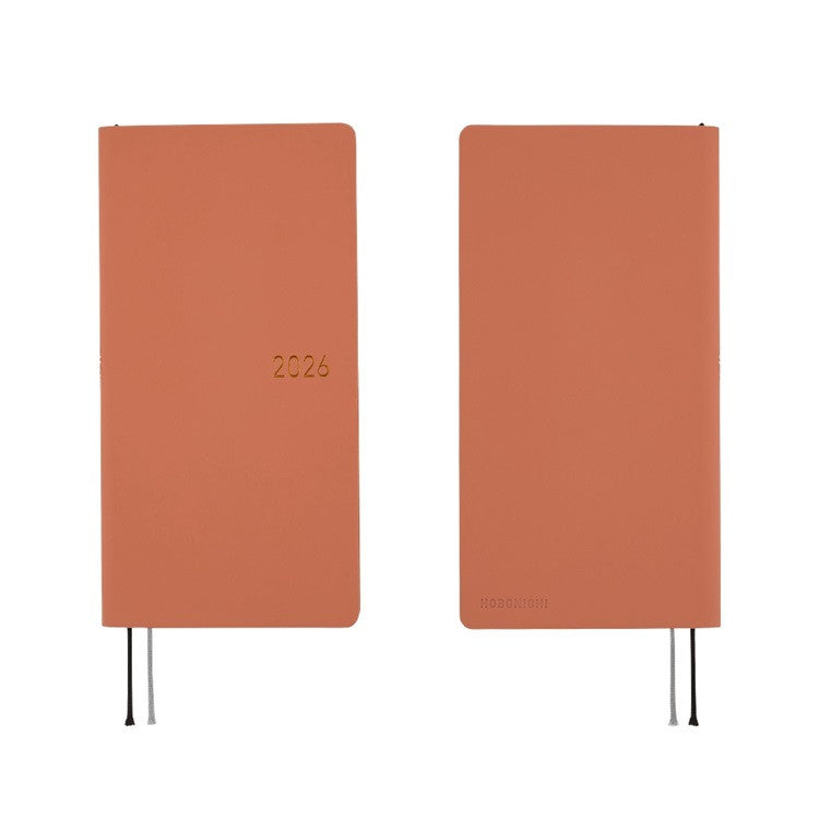 Kalendarz Tygodniowy 2026 Hobonichi Techo Weeks | Smooth: Milk Cocoa | Edycja angielska