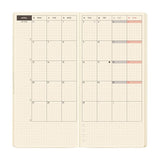 Kalendarz Tygodniowy 2026 Hobonichi Techo Weeks Mega | Sneaker: Indigo Black | Edycja angielska