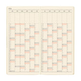 Kalendarz Tygodniowy 2026 Hobonichi Techo Weeks Mega | Sneaker: Indigo Black | Edycja angielska