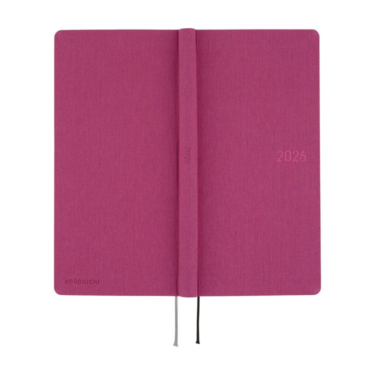 Kalendarz Tygodniowy 2026 Hobonichi Techo Weeks Mega | Colors: Peony Purple | Edycja angielska