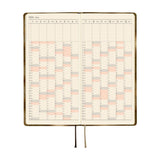 Kalendarz Tygodniowy 2026 Hobonichi Techo Weeks | Shirt Fabric: Foggy Plaid | Edycja japońska